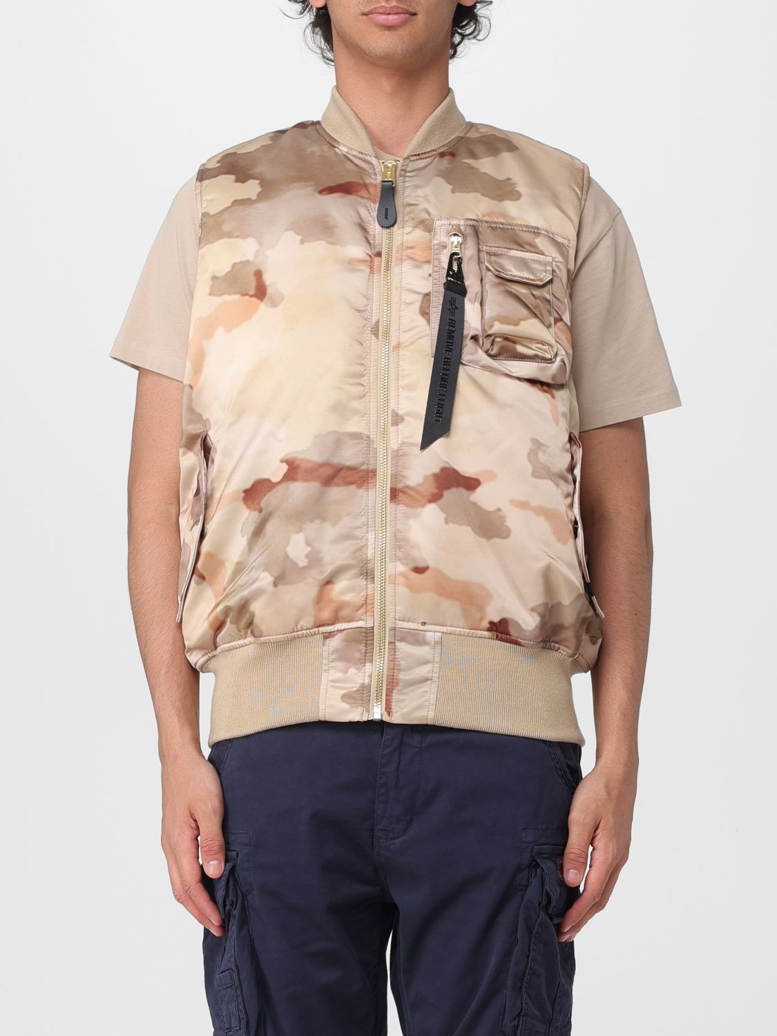 Jacket Men color Beige