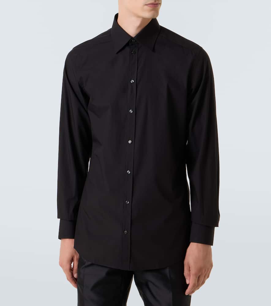 Cotton poplin shirt