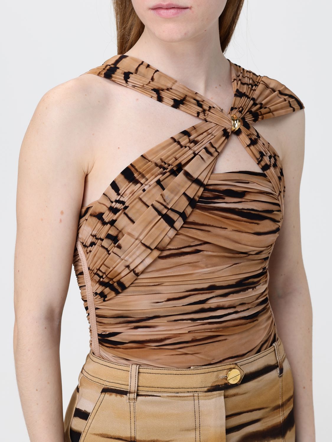 Top Woman color Camel