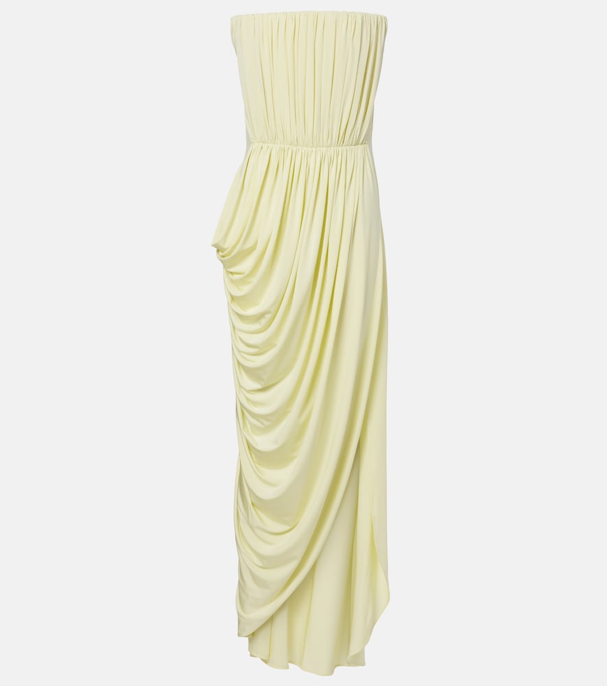 Crêpe jersey bustier dress