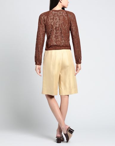 Woman Top Brown Size L Cotton