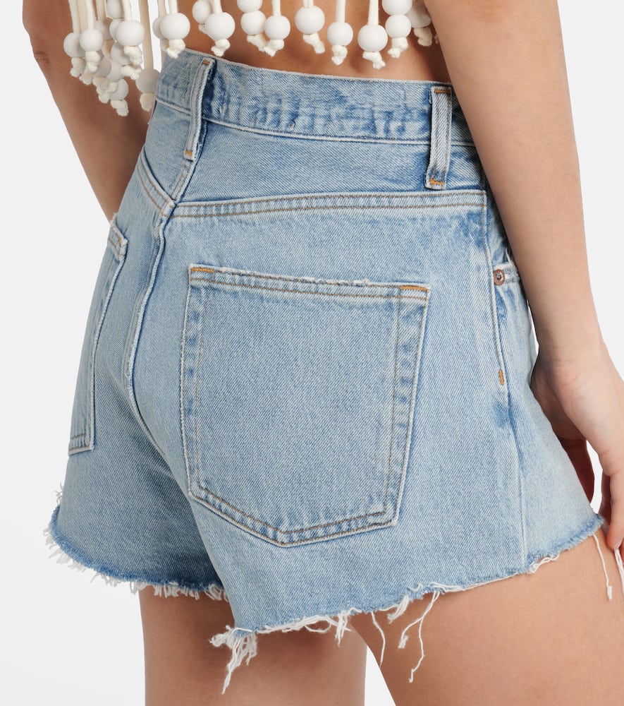 Ridley high-rise denim shorts