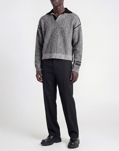 Man Sweater Grey Size S Polyamide, Wool