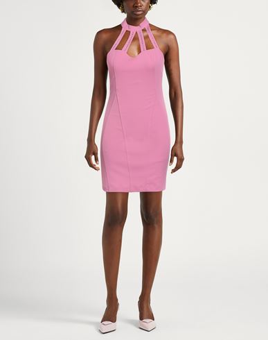 Woman Mini dress Pink Size 8 Polyester, Elastane
