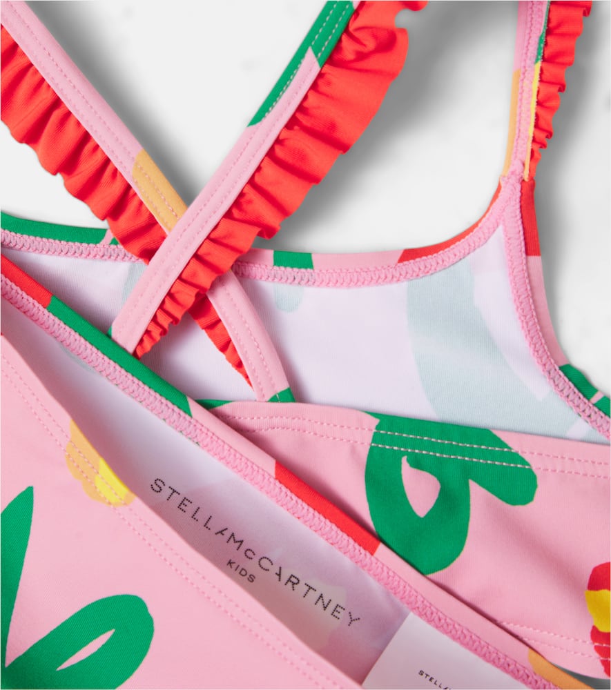 Tulips floral jersey bikini