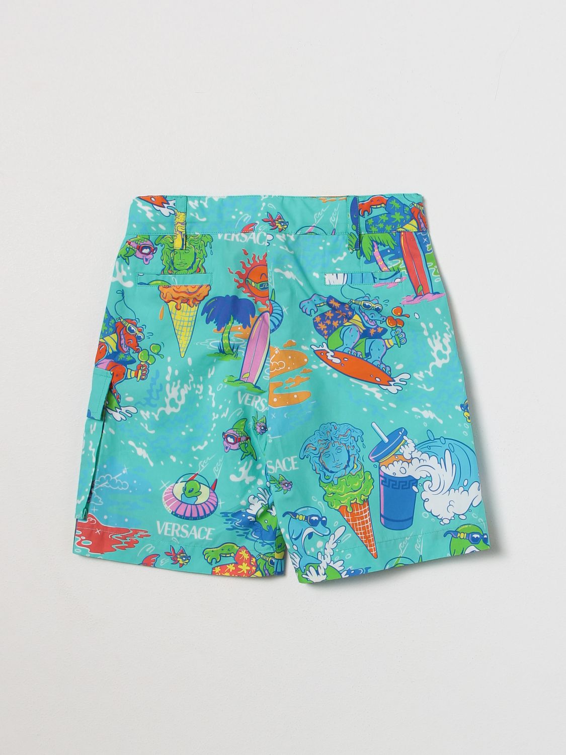 Shorts Kids color Green