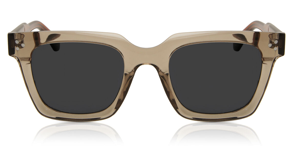 Square Full Rim Plastic Men's Prescription Sunglasses Brown 51 - Arise Collective