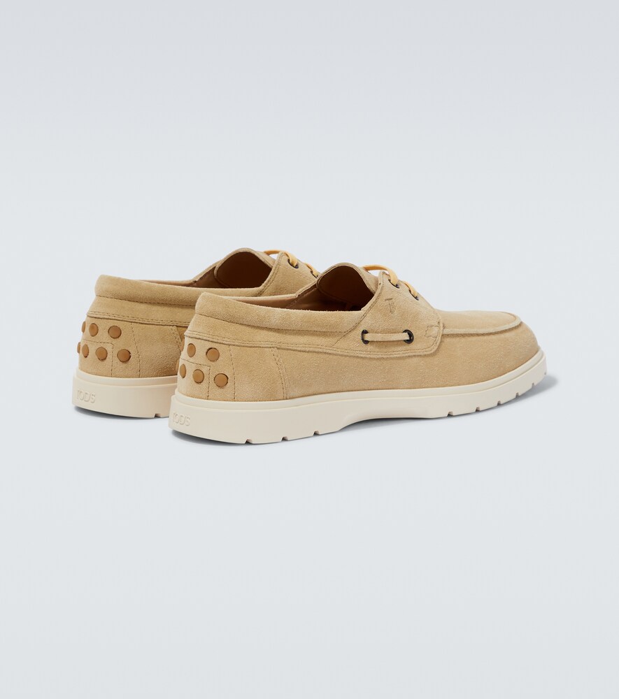 Suede boat shoes