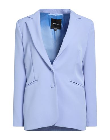 Woman Blazer Light blue Size 6 Polyester, Elastane