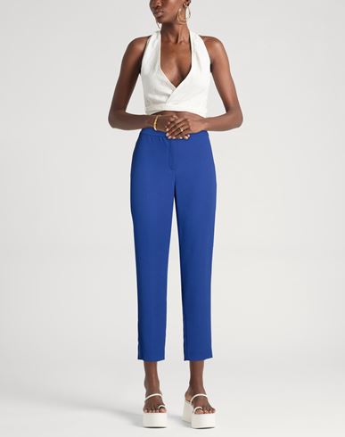 Woman Pants Bright blue Size 2 Polyester