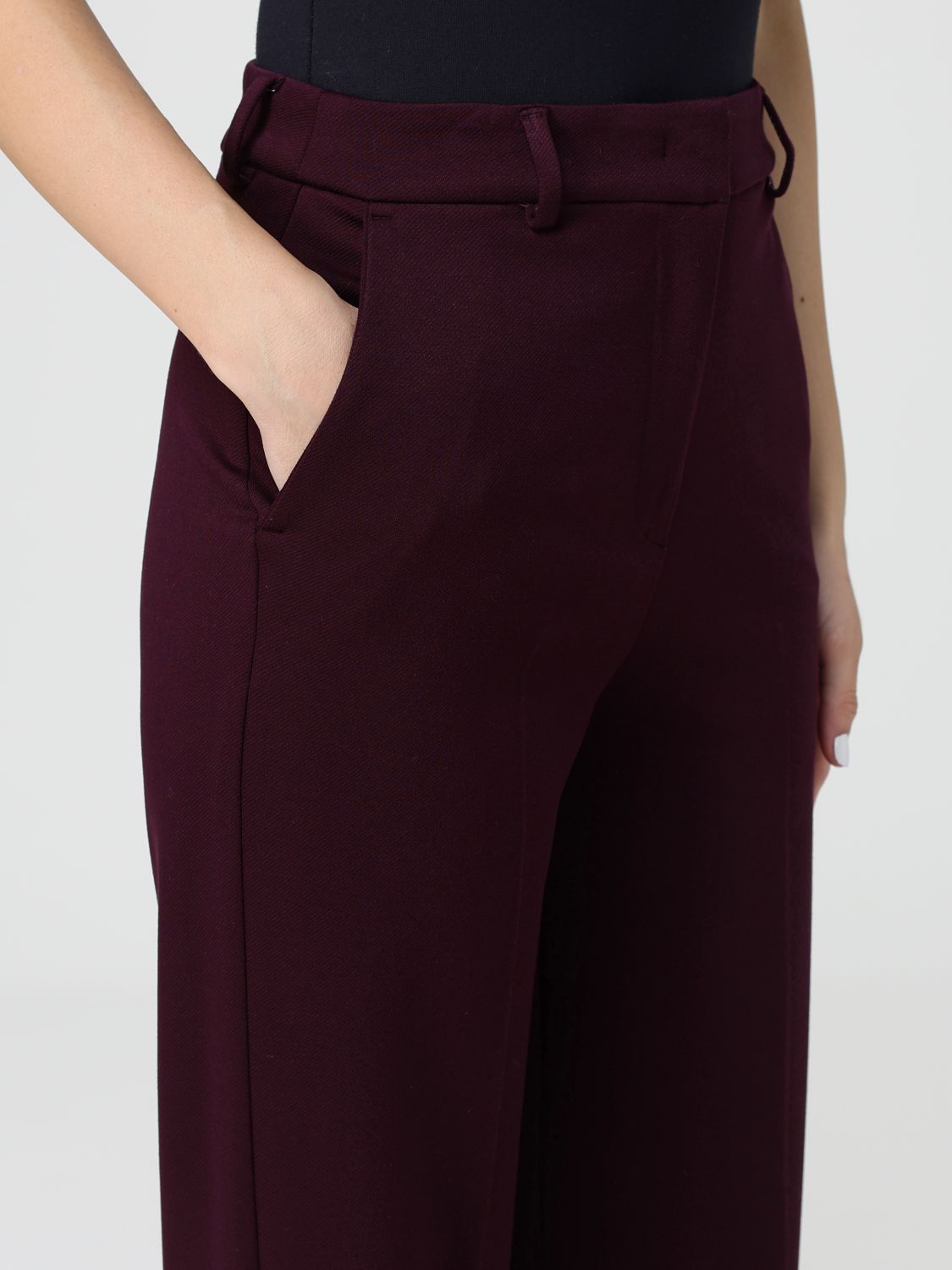 Pants Woman color Wine