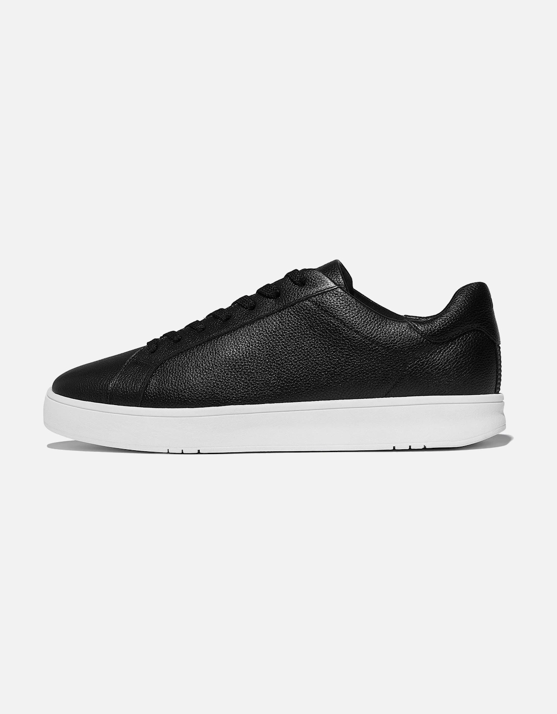 Men's Fitflop Rally II Leather Men's Black Trainer
