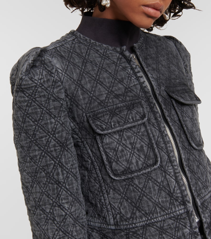 Deliona quilted denim jacket
