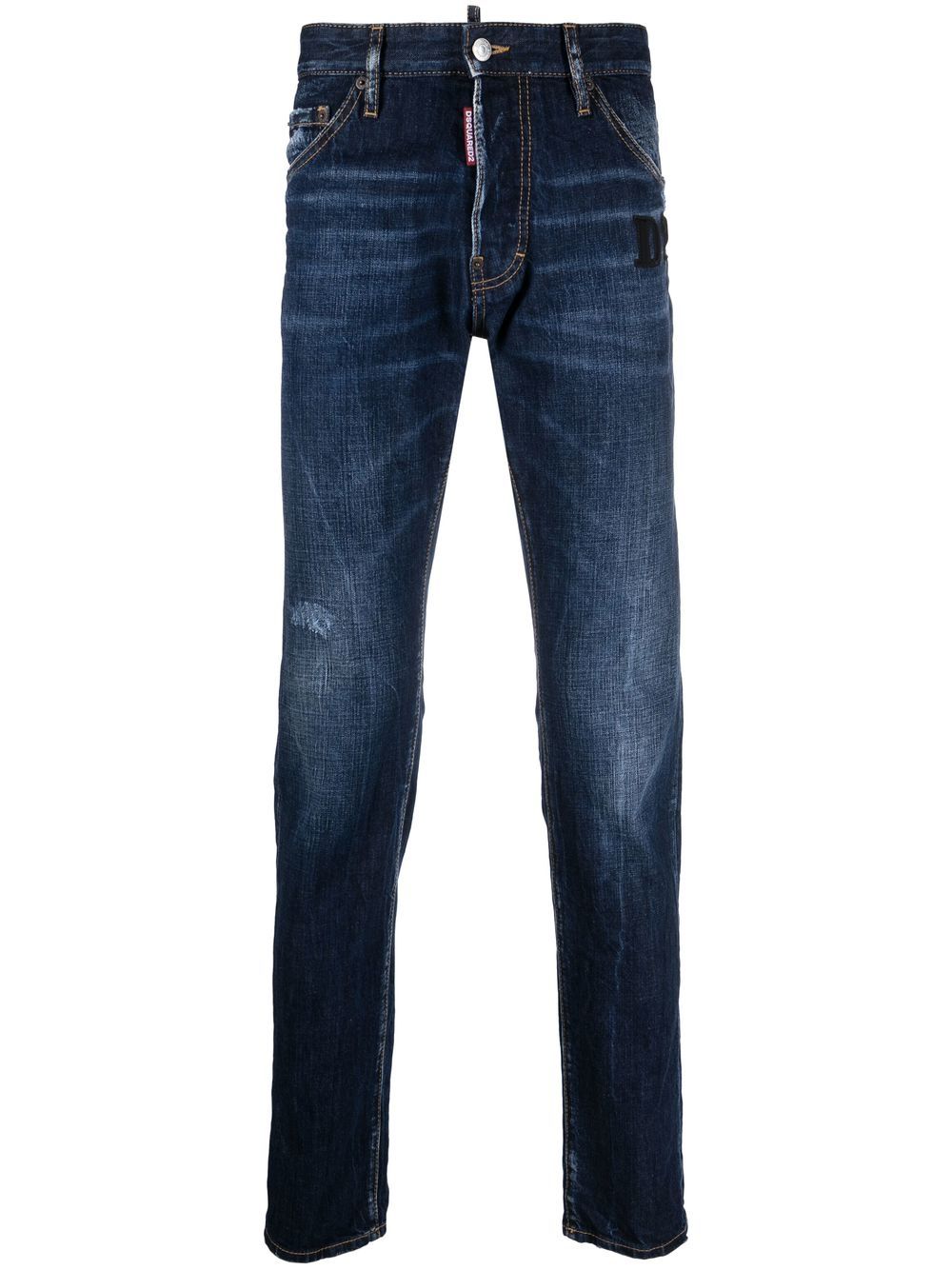 Slim-cut denim jeans - Blue