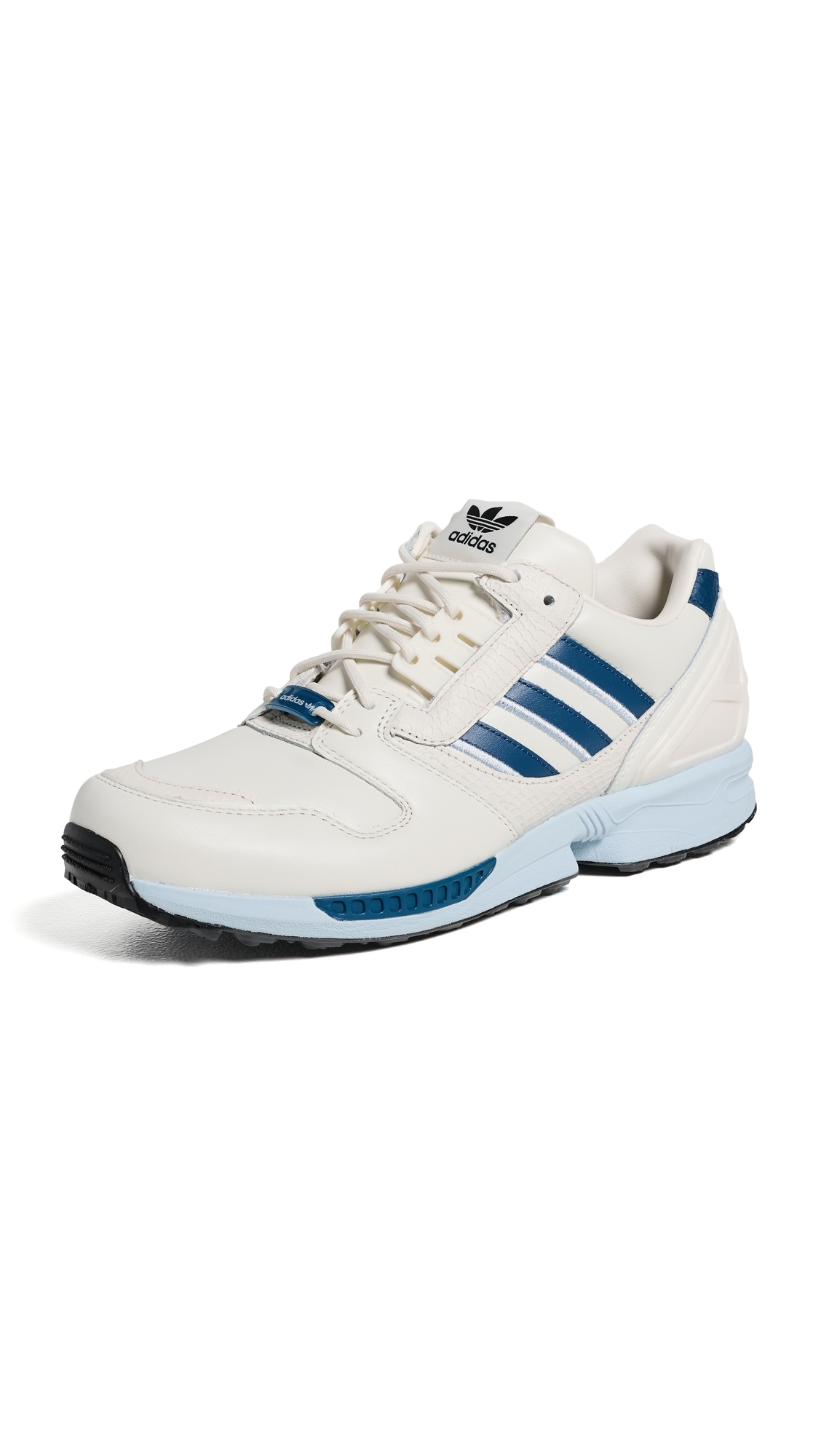 ZX 800 Spikeless Golf Shoes Off White/Dusky Petrol/Sky