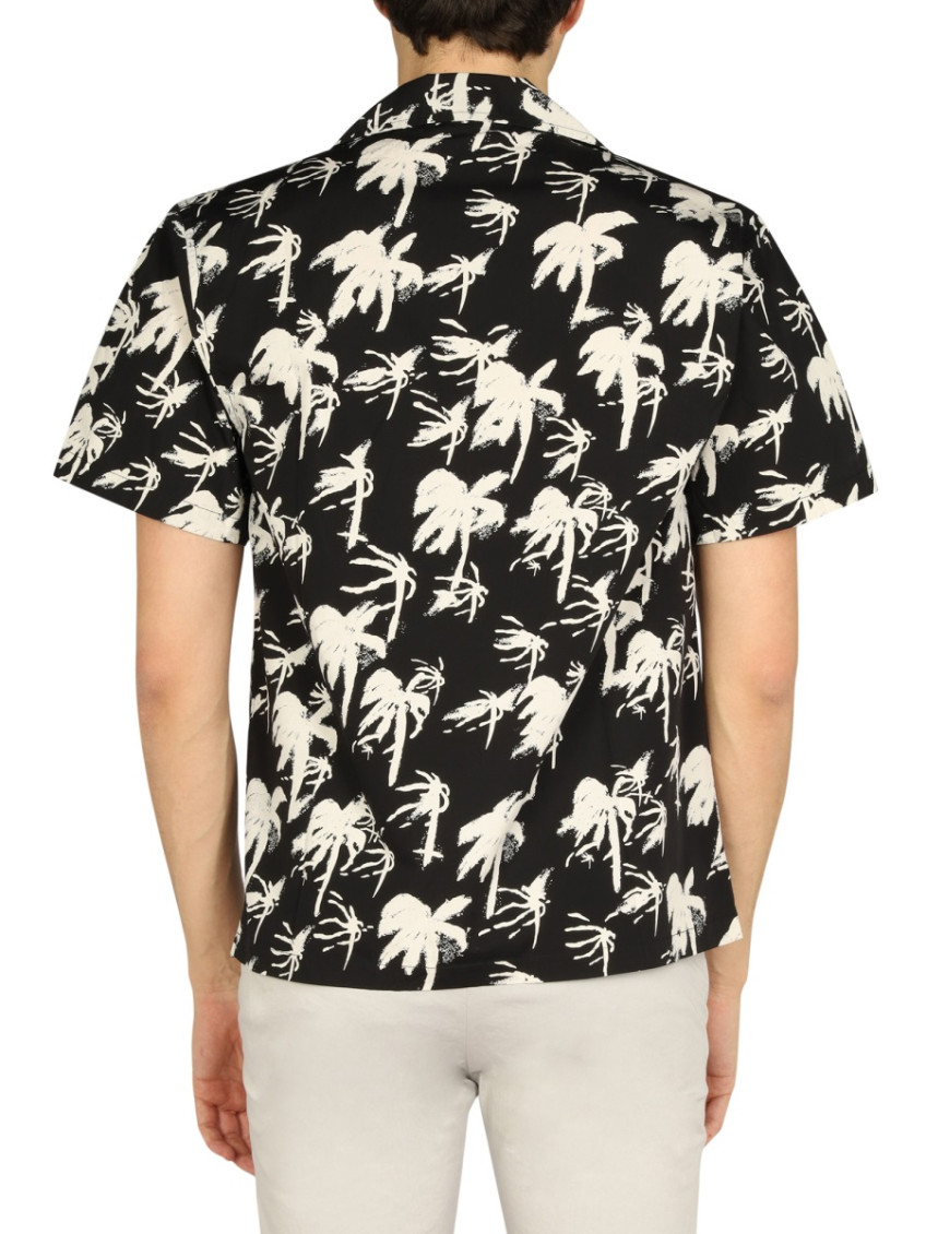 Black Regular Printed Shirt