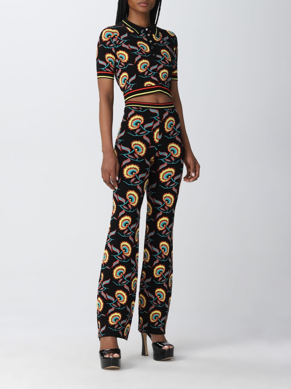 Trousers Women colour Black