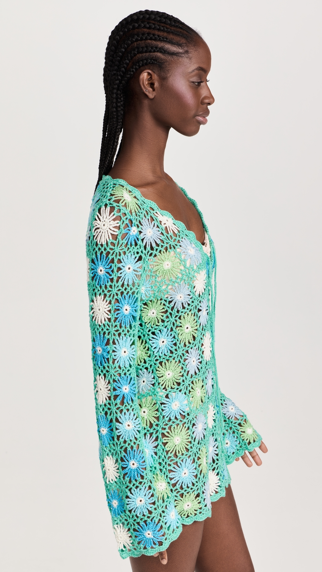 Vacay Mini Coverup Blue Multi Floral
