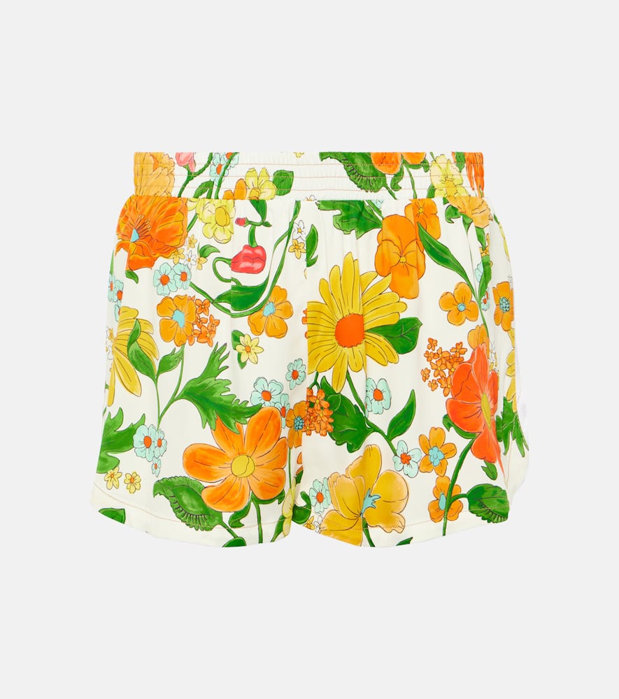Stella McCartney Printed mid-rise shorts