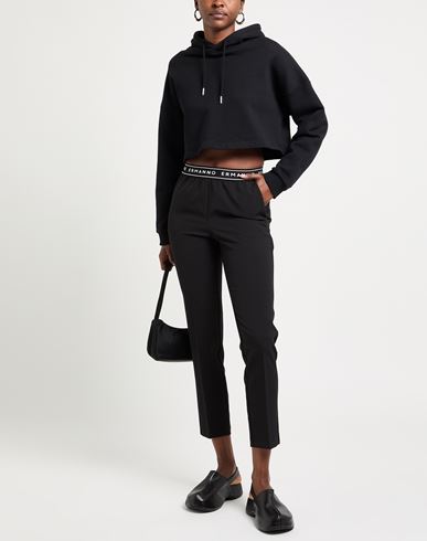 Ermanno Firenze Woman Pants Black Size 4 Polyester, Elastane, Polyamide