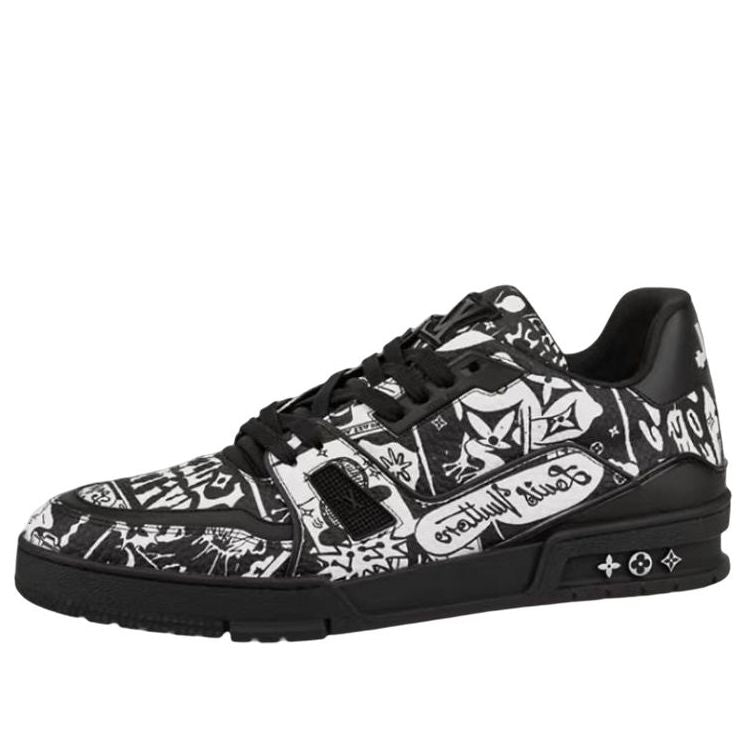 LV Trainer Sneakers 'Comic Black White'