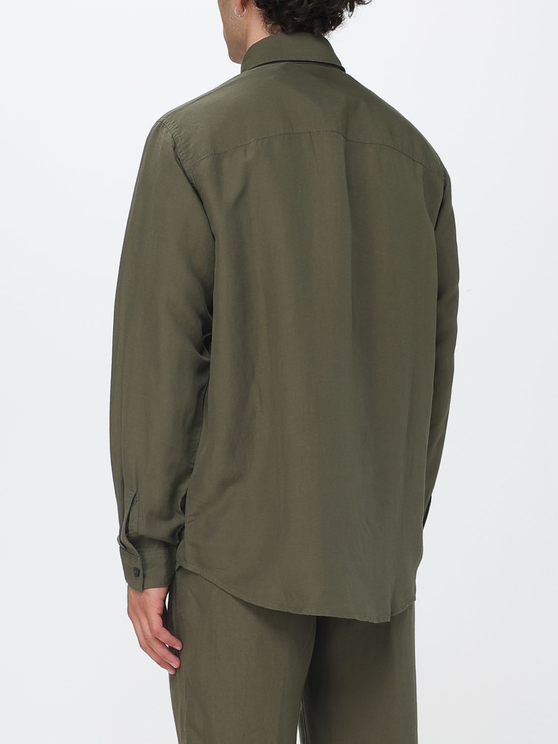 Shirt Men color Military
