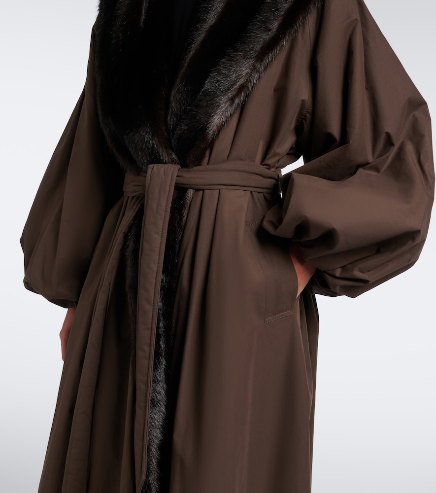 Cotton wrap coat