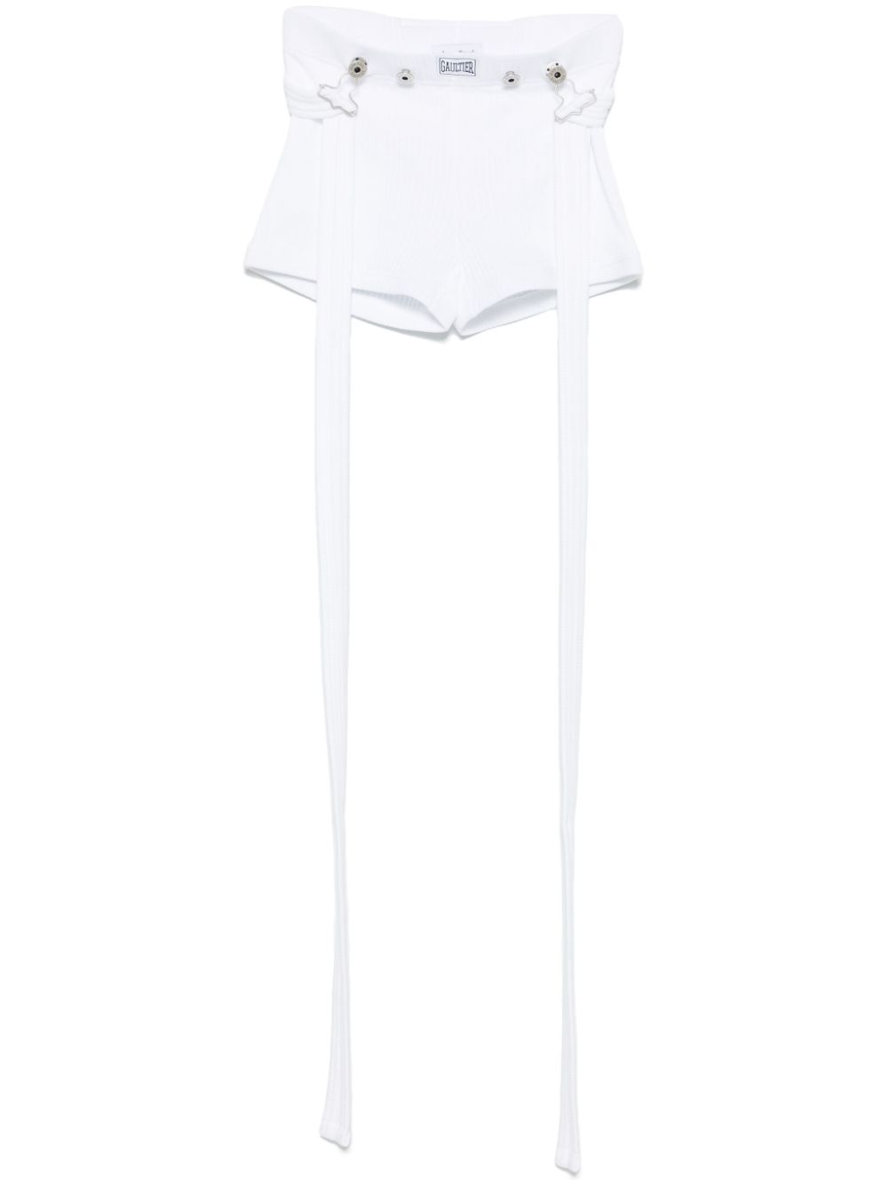 Logo-patch shorts - White