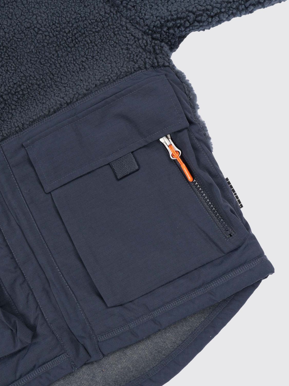 Coat Kids color Blue