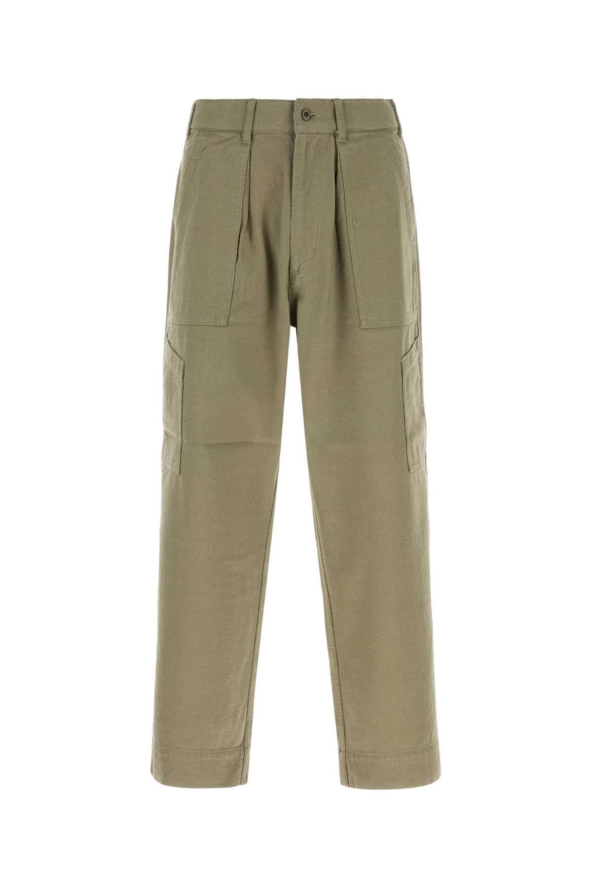 Cotton Trousers — Beige