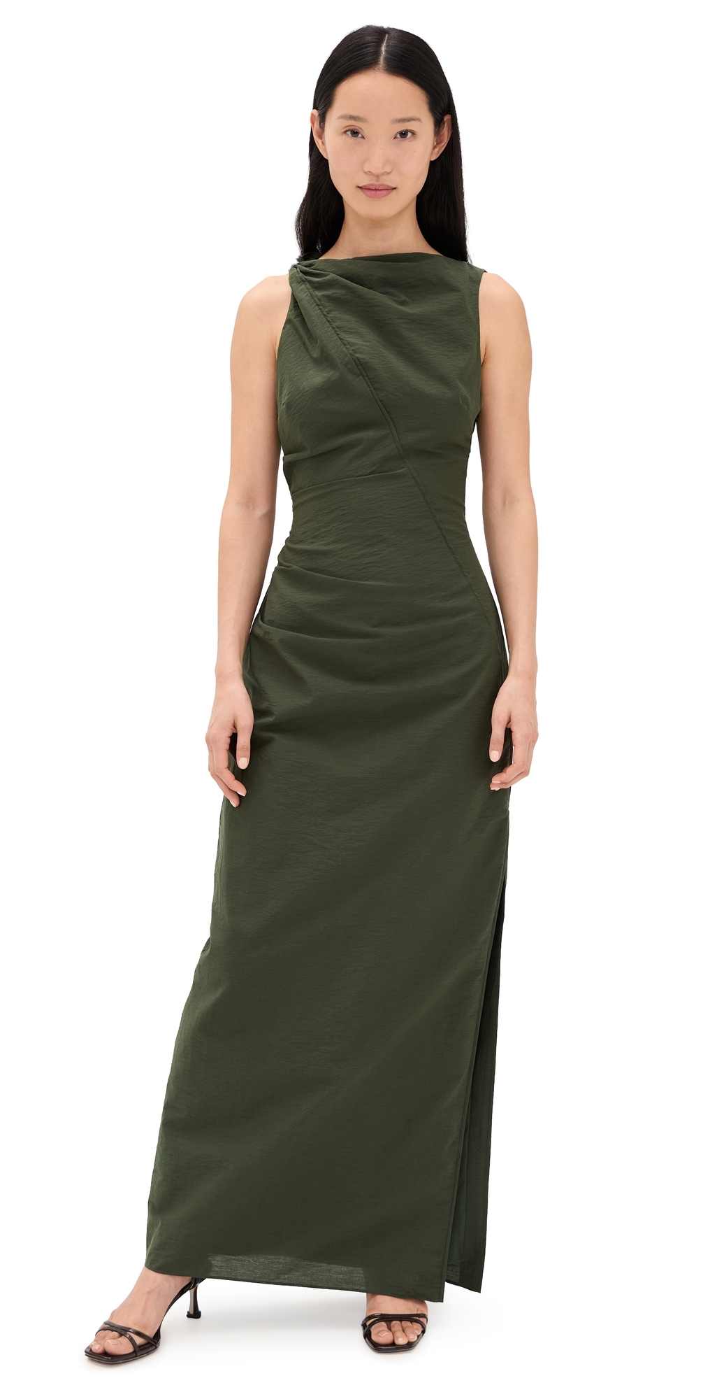Sorel Maxi Dress Dark Olive
