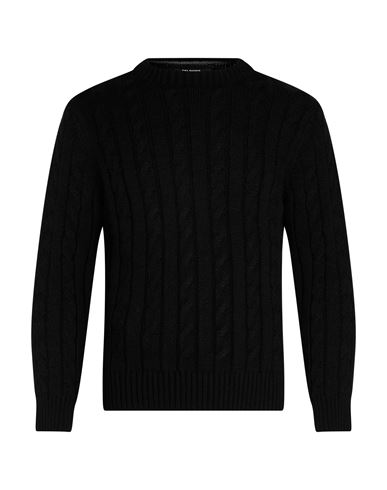Man Sweater Black Size M Wool, Acrylic