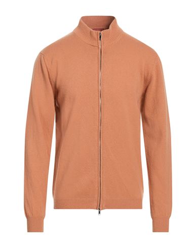 Man Cardigan Tan Size L Wool, Cashmere