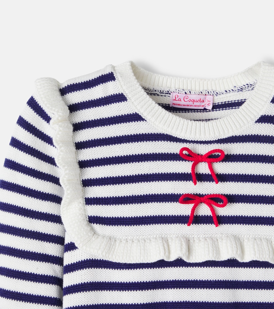 Candela striped cotton sweater