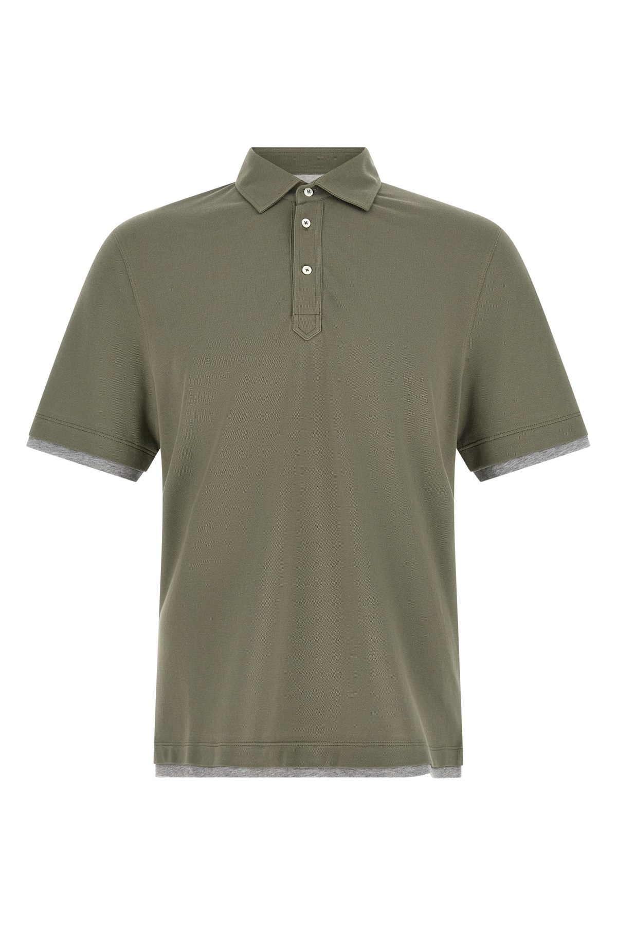 'Faux Layering' Polo Shirt