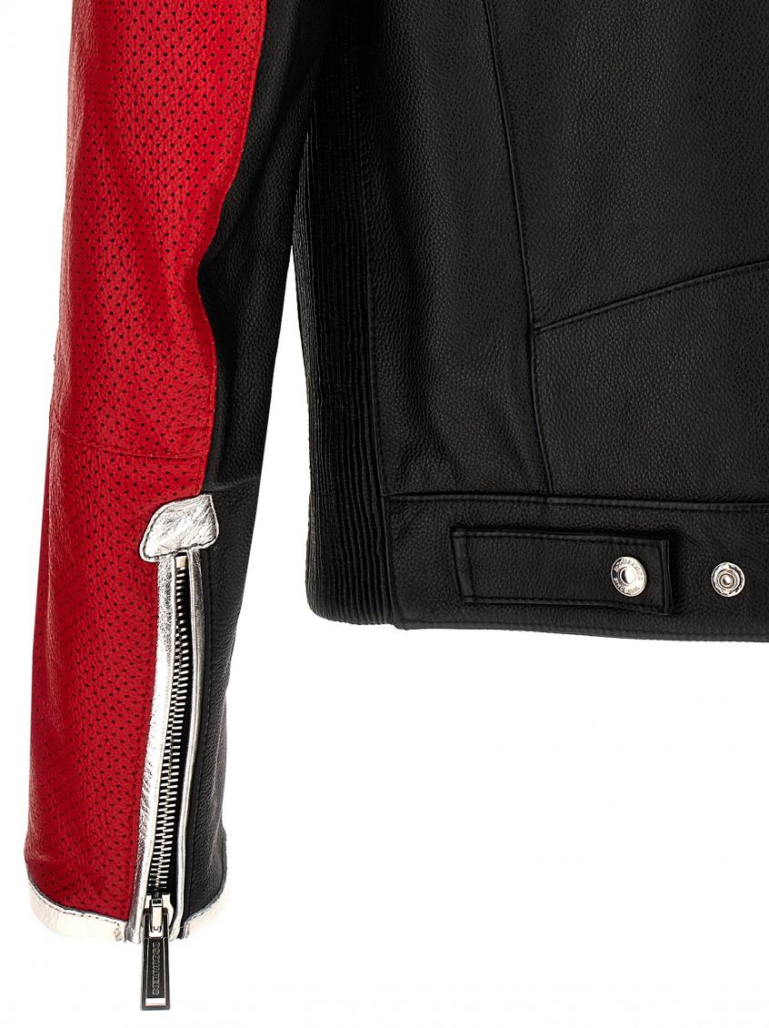 Motorbiker Leather Jacket