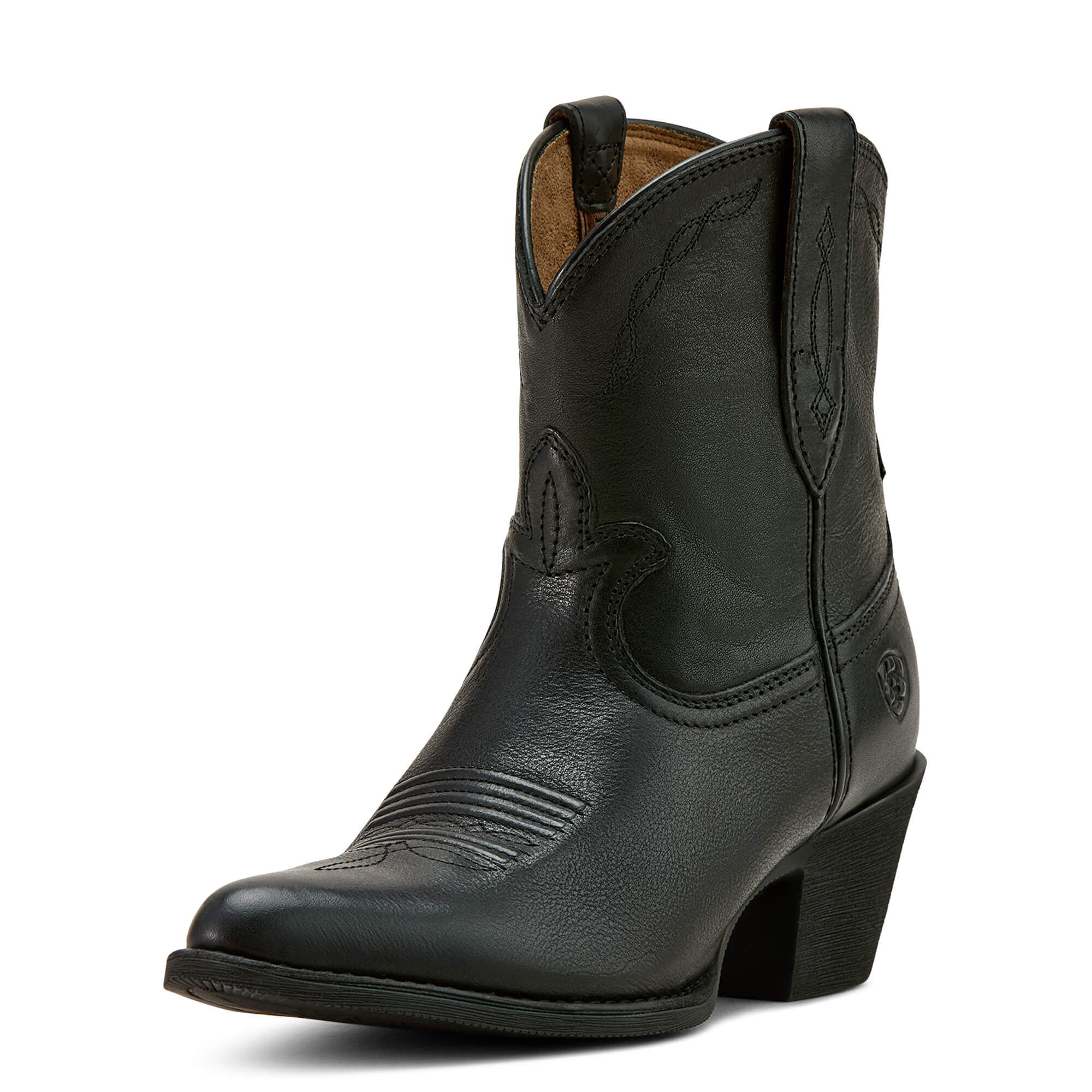 Women's Maggie Western Boots in Black Night, B Medium Width, Size 3, by Ariat