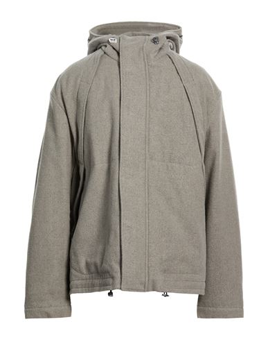 Man Coat Grey Size L Virgin Wool