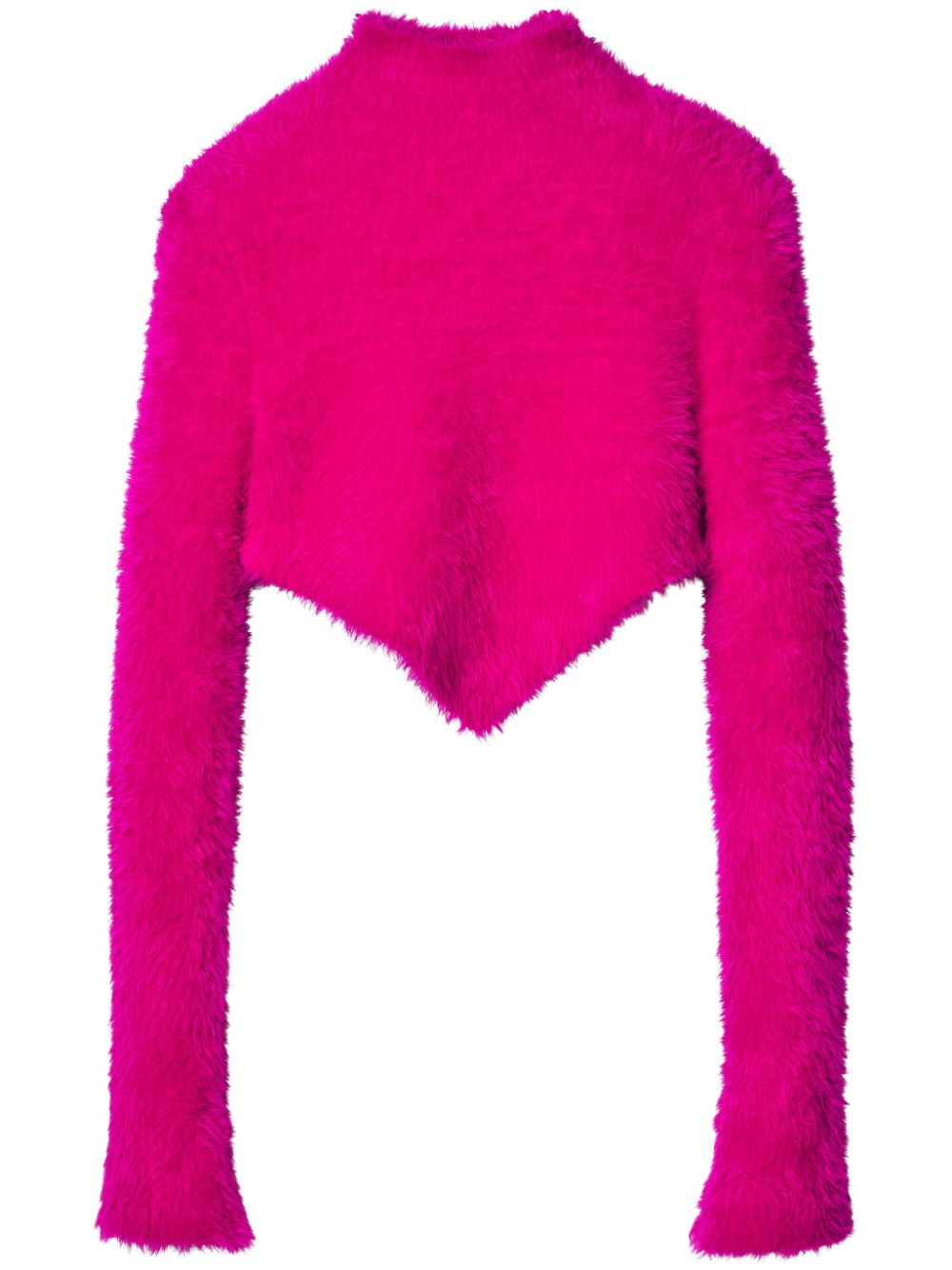Fleece cropped jumper - Pink
