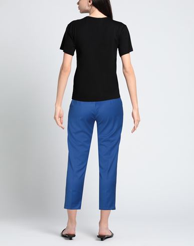 Woman Pants Blue Size 4 Polyester, Viscose, Elastane