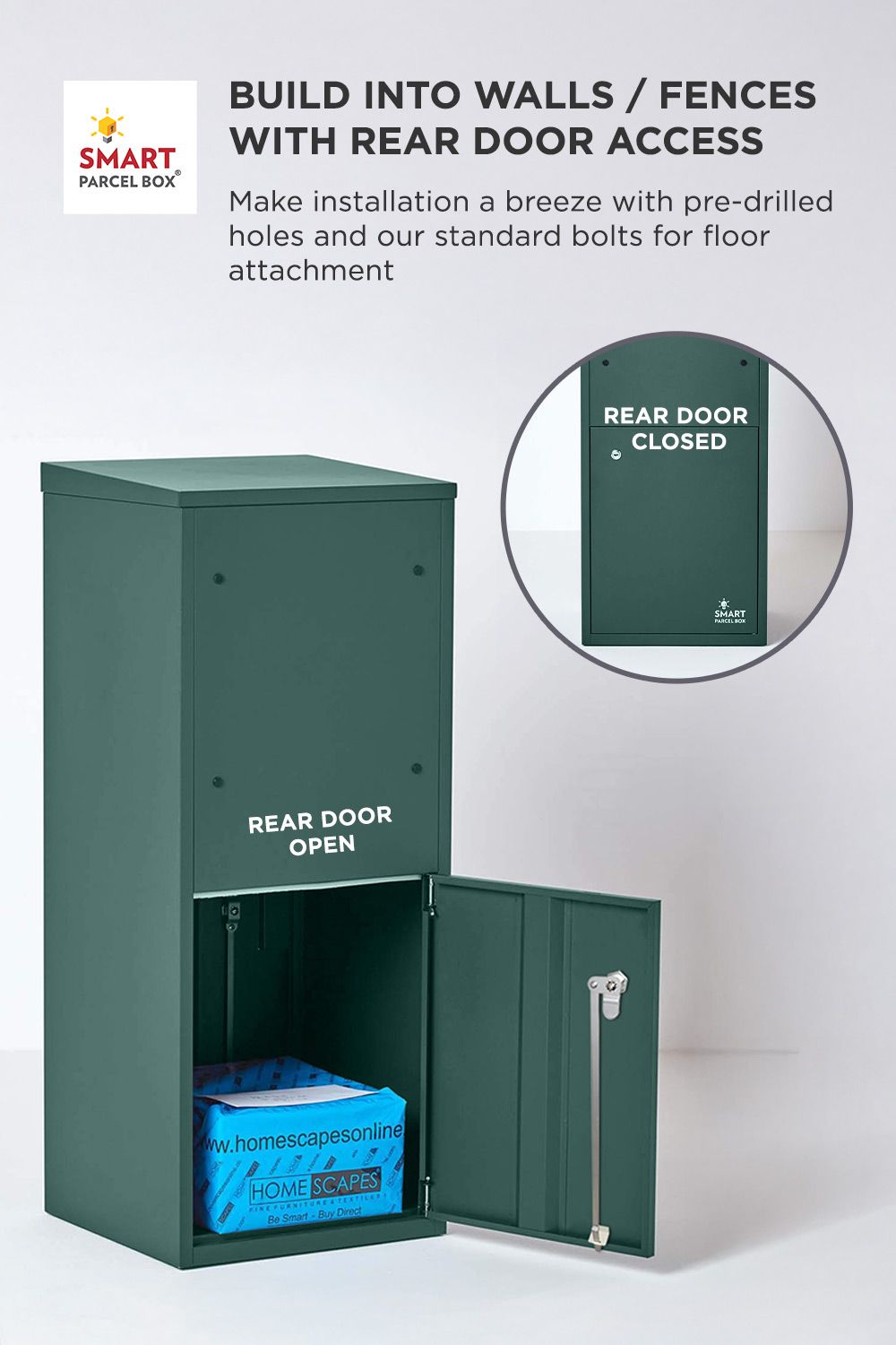 SMART PARCEL BOX™ Large Front Access Secure Delivery Box