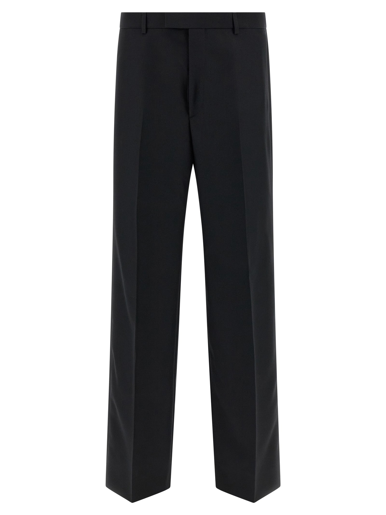 Technical Panama Trousers — Black