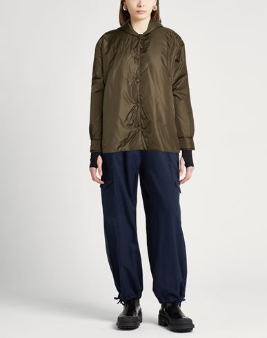 Woman Jacket Khaki Size S Polyamide