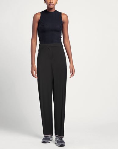 Woman Pants Black Size 8 Polyester, Viscose, Elastane