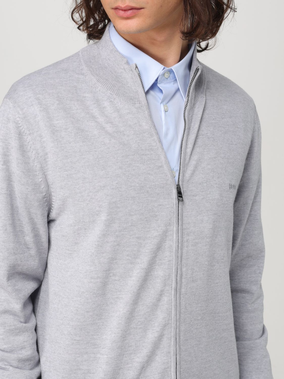 Cardigan Men color Grey