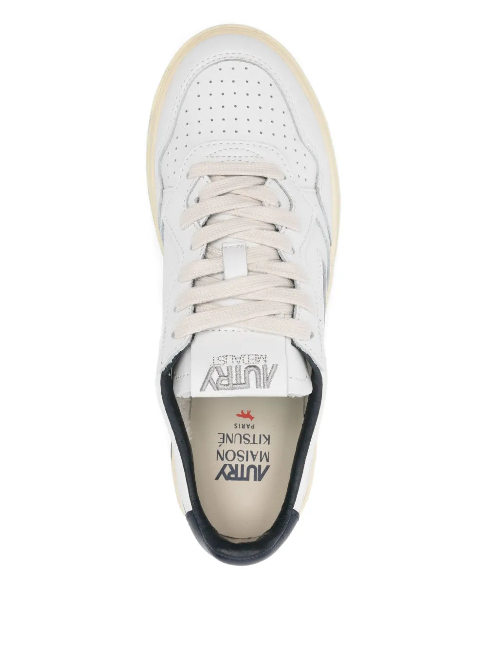 Autry X Maison Kitsunè Autry X Maison Kitsunè Leather Sneaker