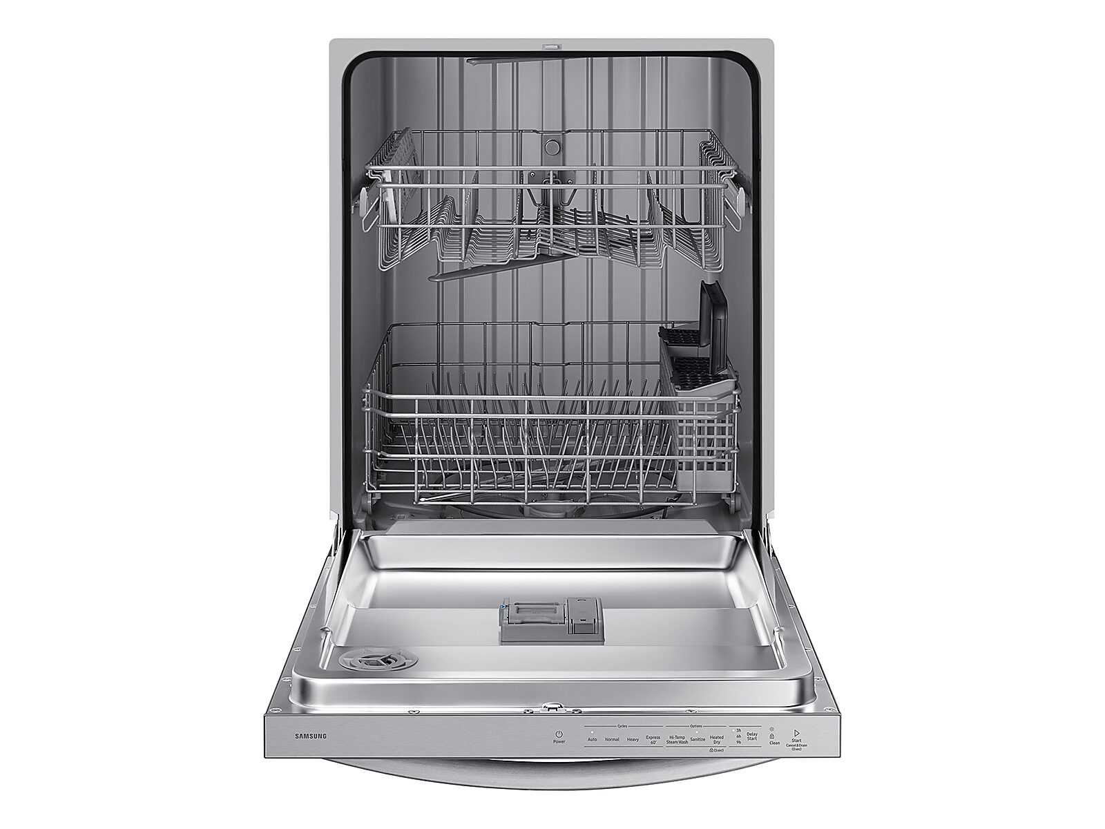 Fingerprint Resistant 53 dBA Dishwasher with Height-Adjustable Rack in Silver(DW80CG4021SRAA)