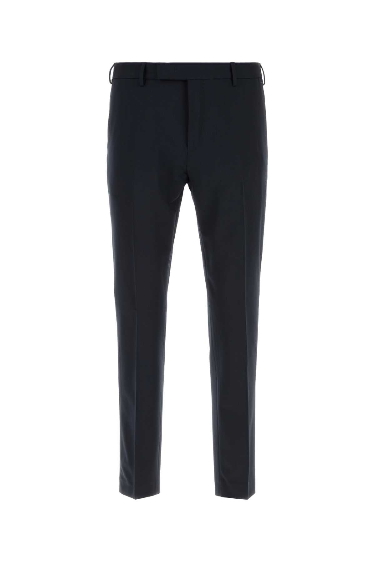 Stretch Wool Trouser — Navy