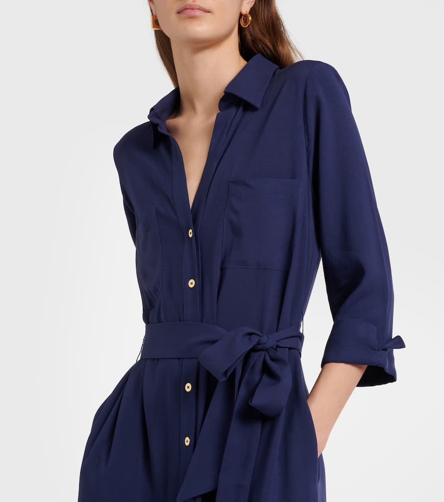 Tiered shirt dress