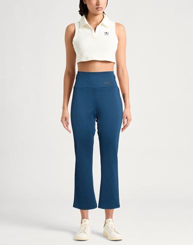 Woman Pants Slate blue Size M Polyester, Elastane